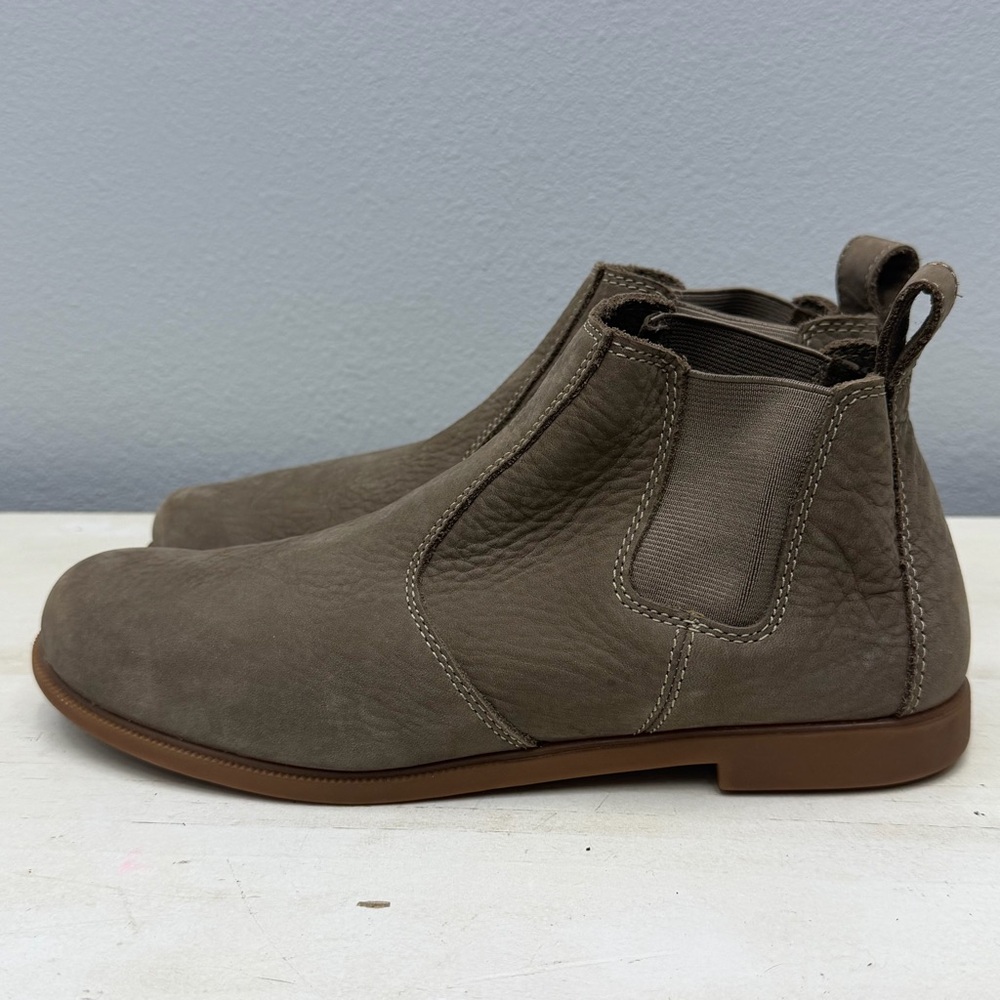 Kodiak Brown Leather Chelsea Ankle Boots Size 8